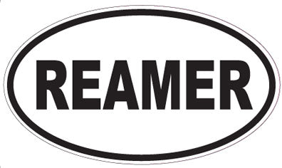 REAMER - Oval Sticker