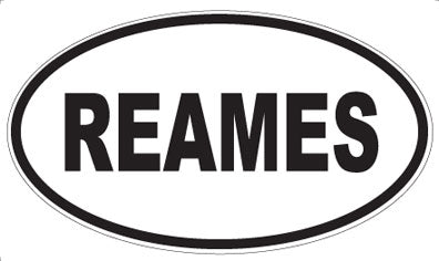 REAMES - Oval Magnet