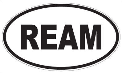 REAM - Oval Magnet