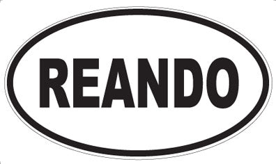 REANDO - Oval Magnet