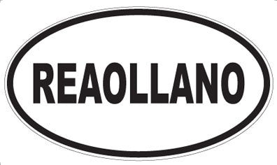 REAOLLANO - Oval Magnet