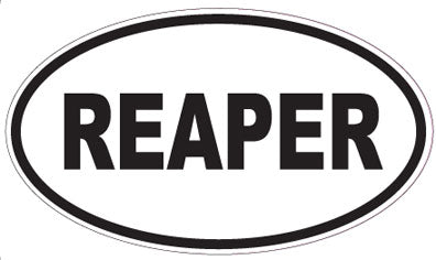 REAPER - Oval Sticker