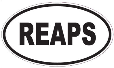 REAPS - Oval Sticker