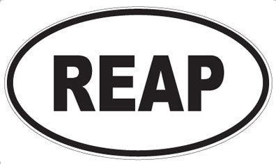 REAP - Oval Magnet