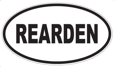 REARDEN - Oval Magnet