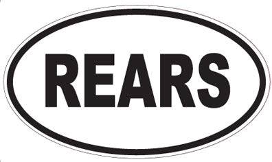 REARS - Oval Magnet