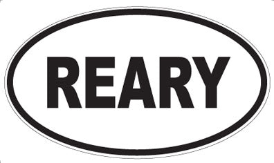 REARY - Oval Magnet
