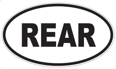 REAR - Oval Magnet