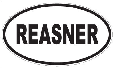 REASNER - Oval Magnet