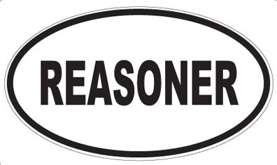 REASONER - Oval Magnet