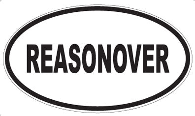 REASONOVER - Oval Magnet