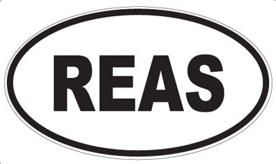 REAS - Oval Magnet