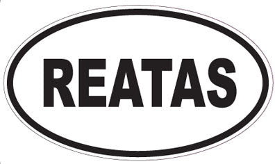 REATAS - Oval Sticker