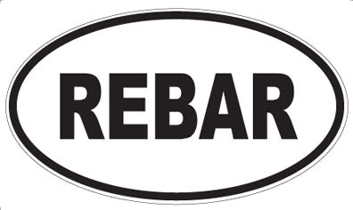 REBAR - Oval Magnet