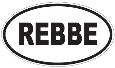 REBBE - Oval Magnet