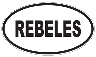REBELES - Oval Sticker