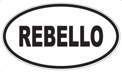 REBELLO - Oval Magnet