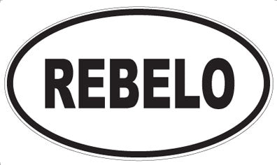 REBELO - Oval Sticker