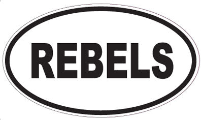 REBELS - Oval Sticker