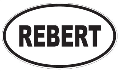 REBERT - Oval Magnet