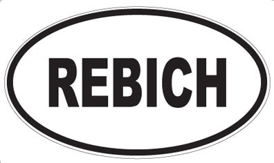 REBICH - Oval Magnet