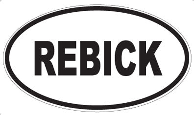 REBICK - Oval Magnet
