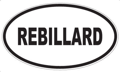 REBILLARD - Oval Magnet