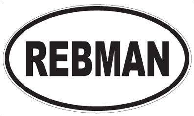 REBMAN - Oval Magnet