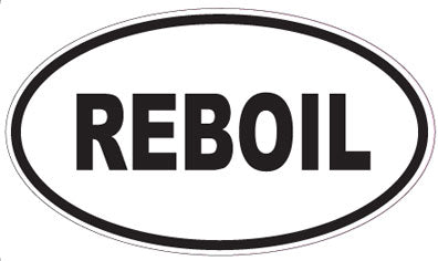 REBOIL - Oval Sticker