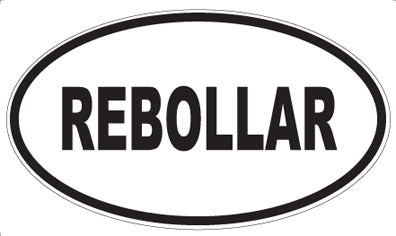 REBOLLAR - Oval Magnet