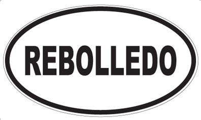 REBOLLEDO - Oval Magnet