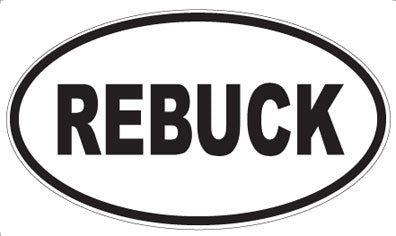 REBUCK - Oval Sticker