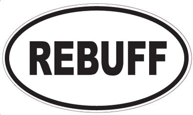 REBUFF - Oval Sticker