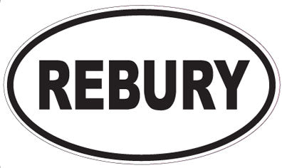 REBURY - Oval Sticker