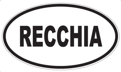 RECCHIA - Oval Magnet