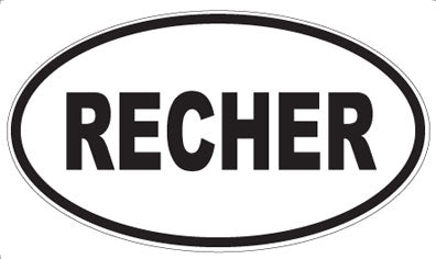 RECHER - Oval Magnet