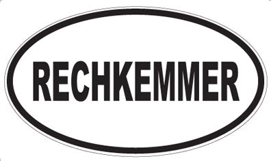 RECHKEMMER - Oval Magnet