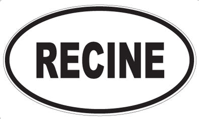 RECINE - Oval Magnet