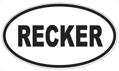 RECKER - Oval Magnet