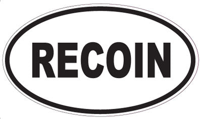 RECOIN - Oval Sticker