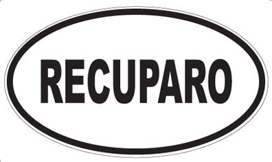 RECUPARO - Oval Magnet