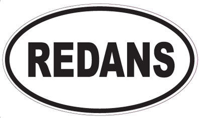 REDANS - Oval Sticker