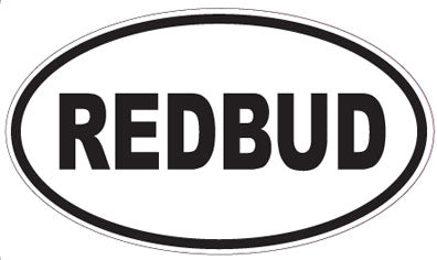 REDBUD - Oval Sticker