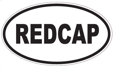 REDCAP - Oval Sticker
