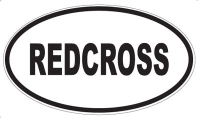 REDCROSS - Oval Magnet