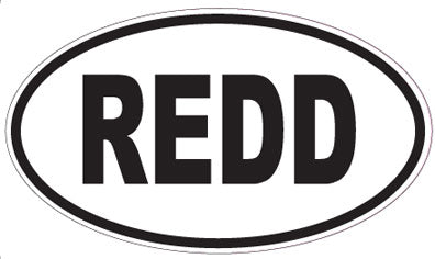 REDD - Oval Sticker