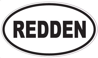 REDDEN - Oval Sticker