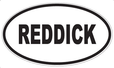 REDDICK - Oval Magnet