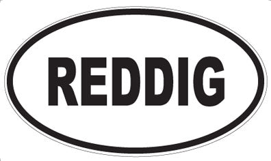 REDDIG - Oval Magnet