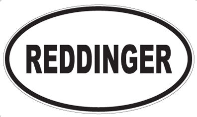 REDDINGER - Oval Magnet
